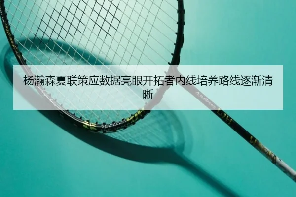 杨瀚森夏联策应数据亮眼开拓者内线培养路线逐渐清晰